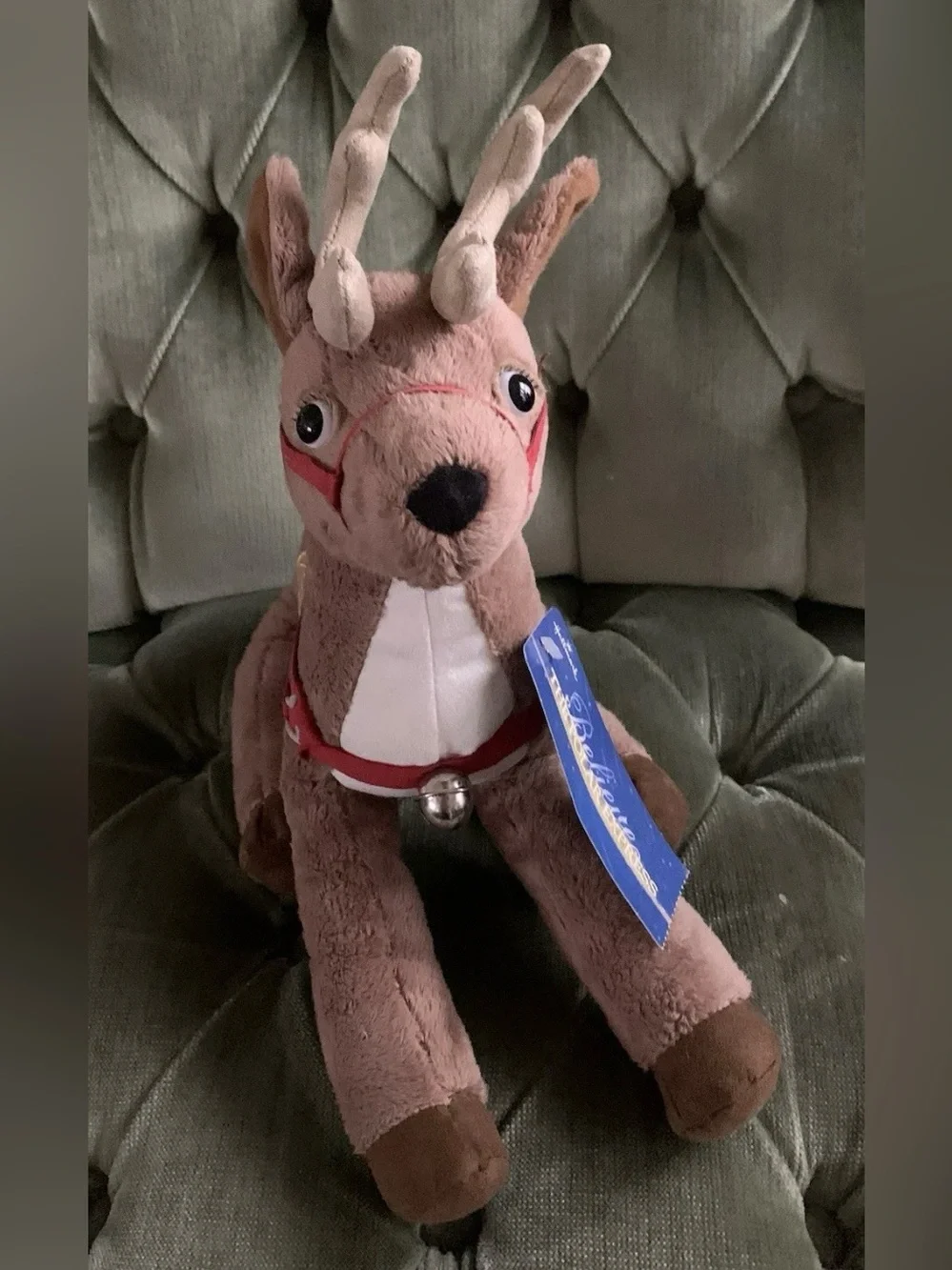 Hallmark Polar Express Reindeer Plush Stuffed Animal 13